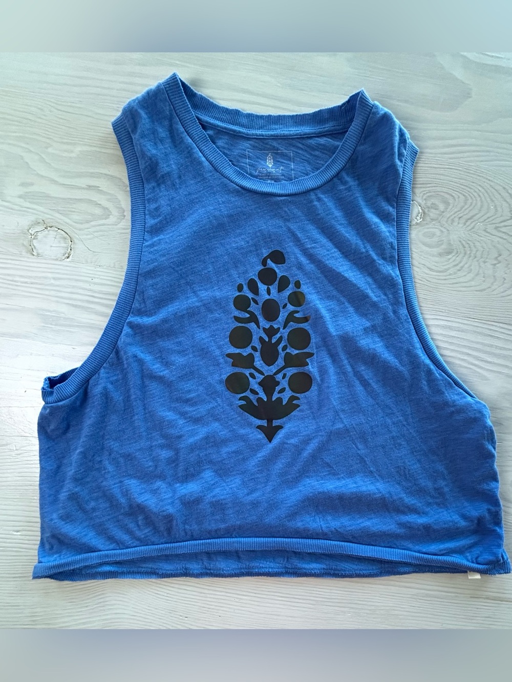 Free People Logo Reflective Love Tank Size Medium